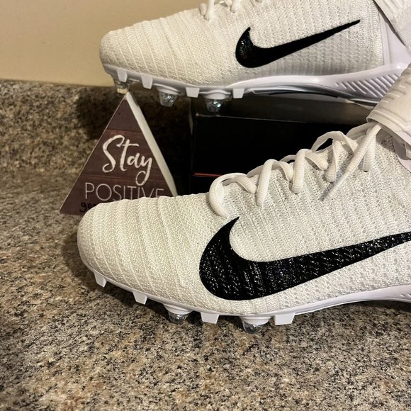 Nike Alpha Menace Elite 2 Detachable Football cleats White Black Mens Size‎ 14.5 - Picture 3 of 11